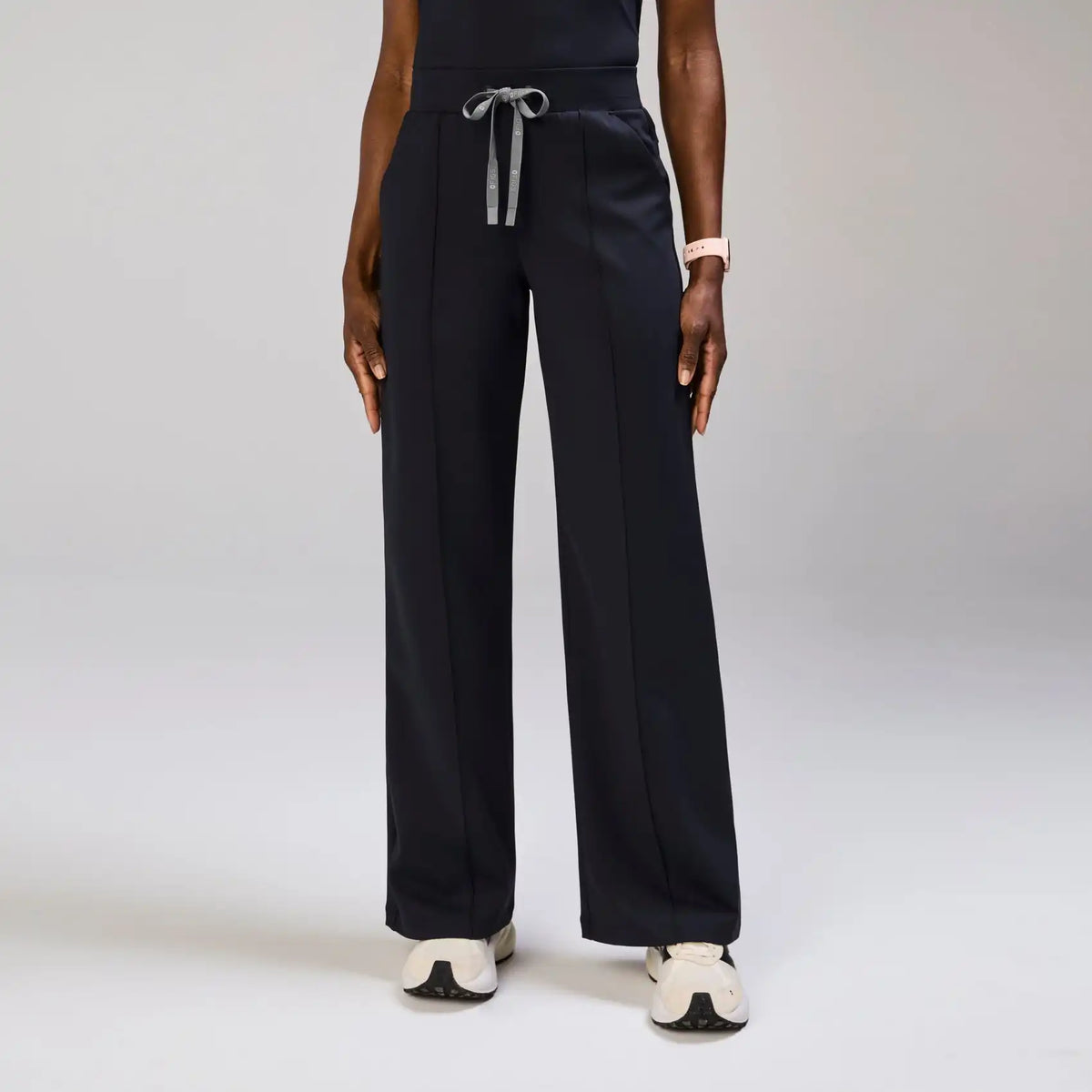 Salina High-Rise Wide-Leg Scrub Pant