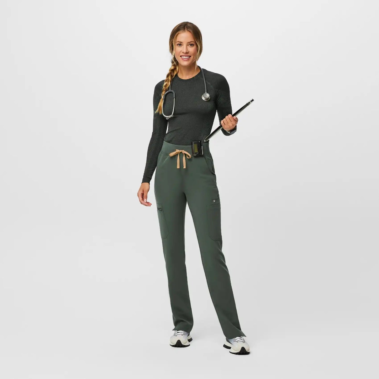 Yola High-Rise Slim Scrub Pant™