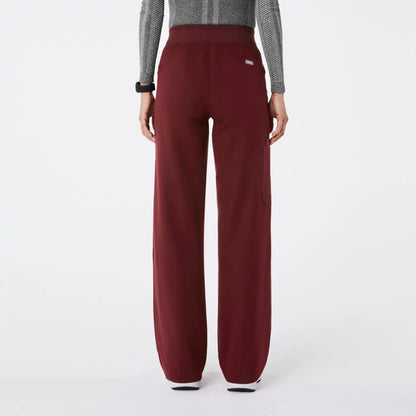 Isabel High-Rise Wide-Leg Scrub Pant