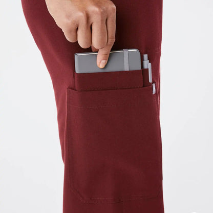 Isabel High-Rise Wide-Leg Scrub Pant