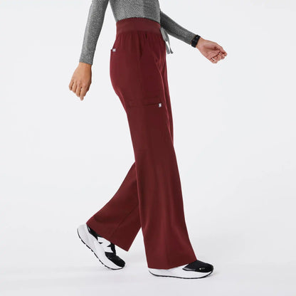 Isabel High-Rise Wide-Leg Scrub Pant