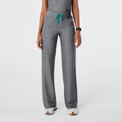 Isabel High-Rise Wide-Leg Scrub Pant