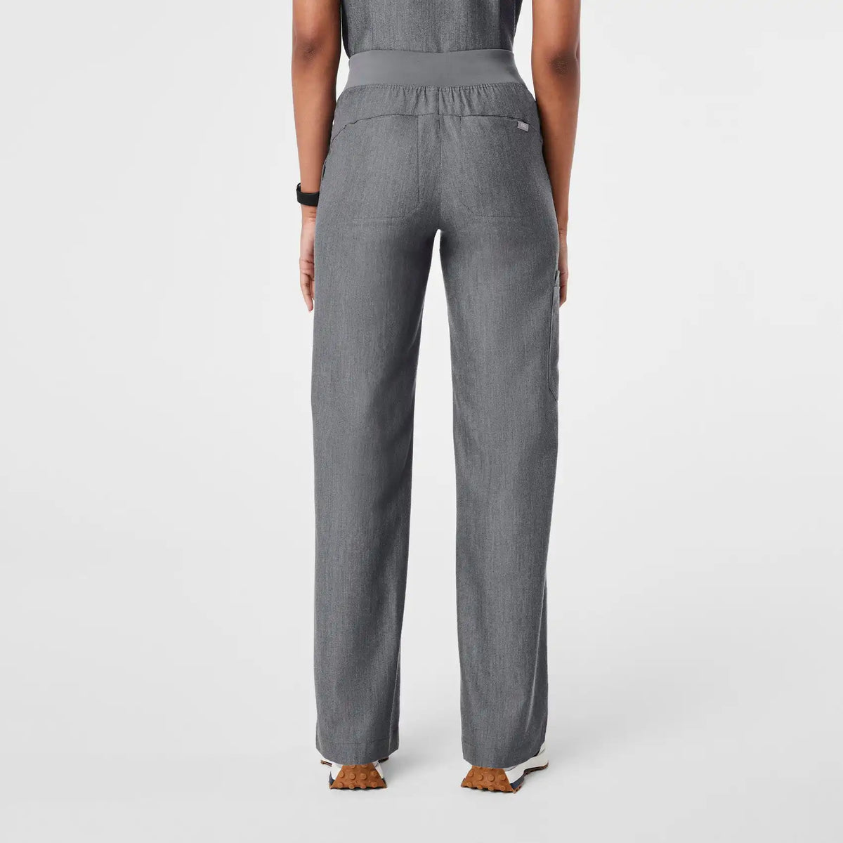 Isabel High-Rise Wide-Leg Scrub Pant