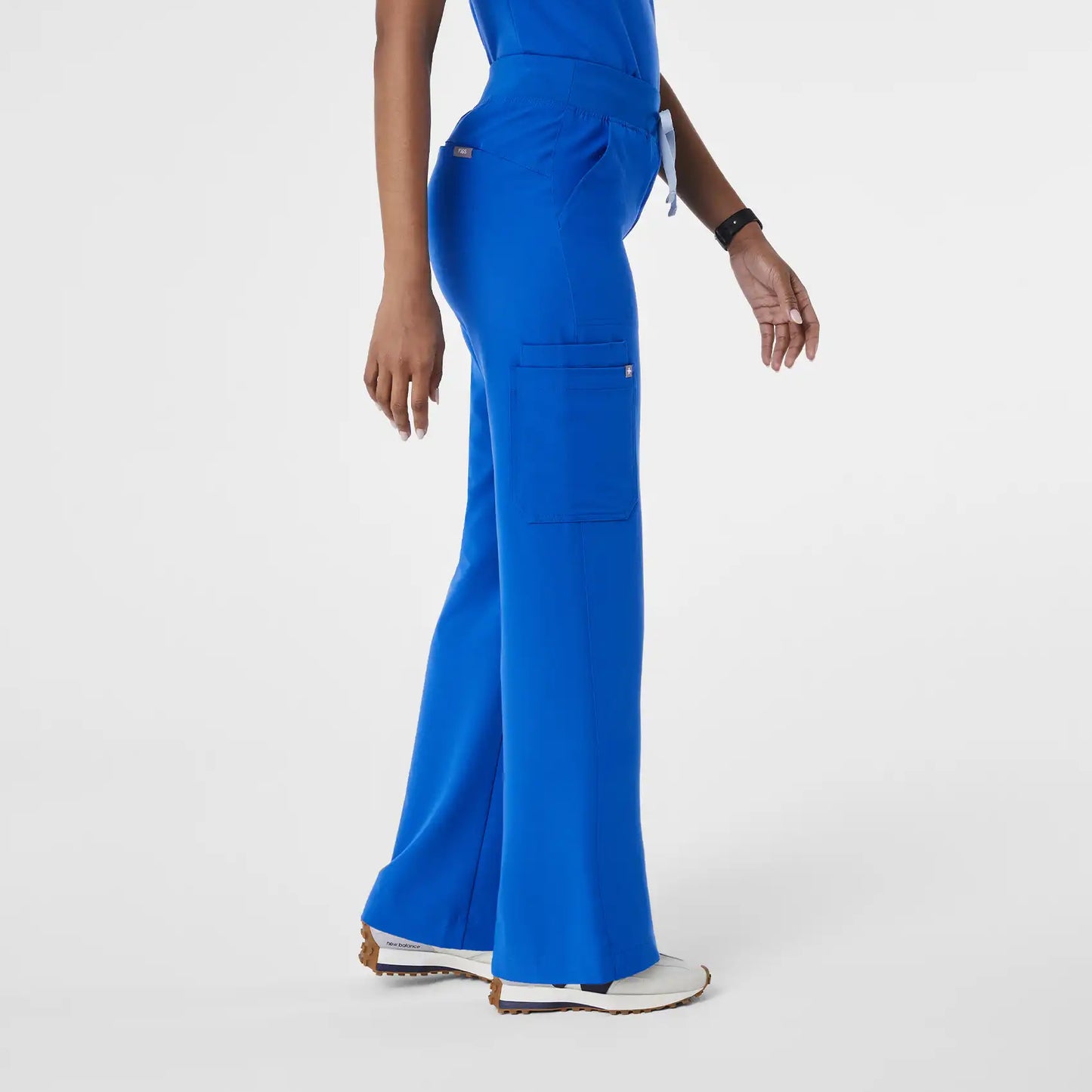 Isabel High-Rise Wide-Leg Scrub Pant