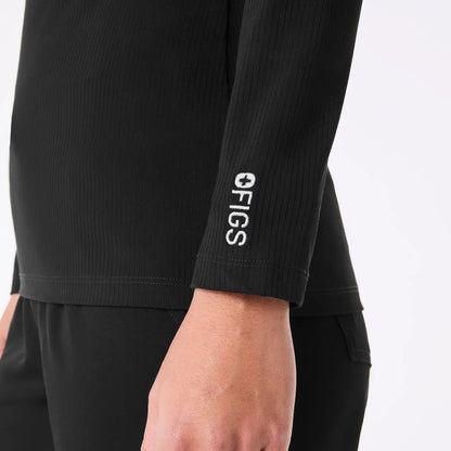 Palmer Ribbed Long-Sleeve Underscrub