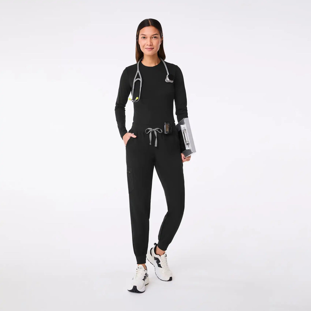 Palmer Ribbed Long-Sleeve Underscrub