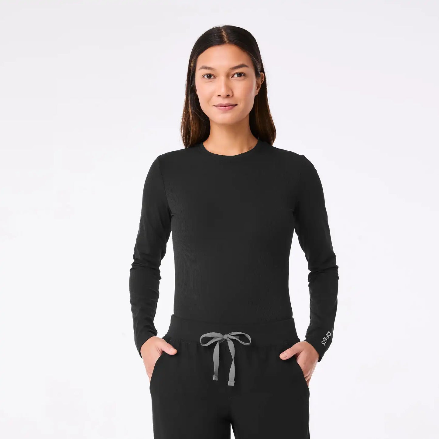 Palmer Ribbed Long-Sleeve Underscrub