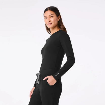 Palmer Ribbed Long-Sleeve Underscrub