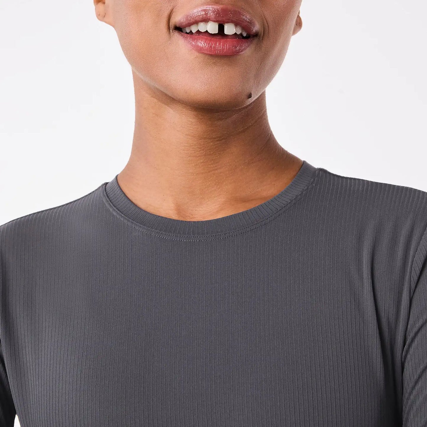 Palmer Ribbed Long-Sleeve Underscrub