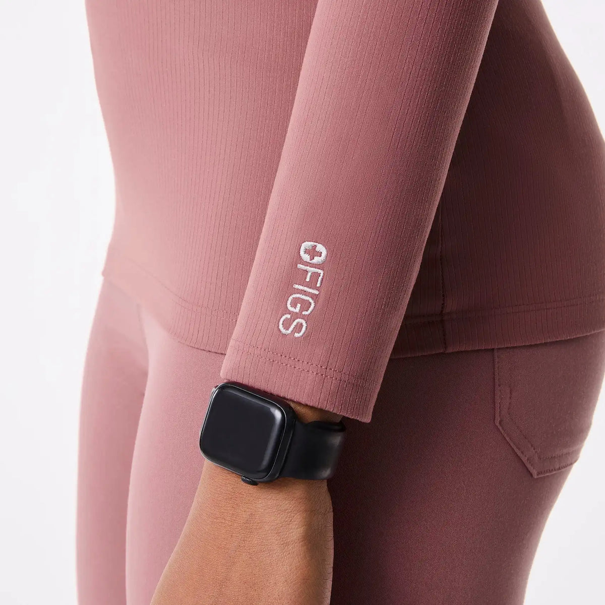 Palmer Ribbed Long-Sleeve Underscrub