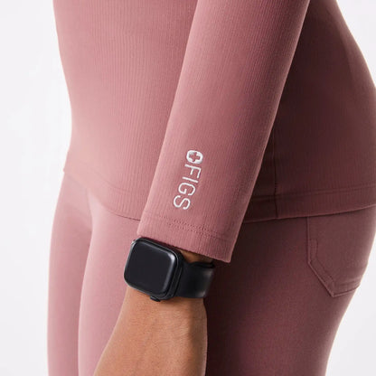 Palmer Ribbed Long-Sleeve Underscrub
