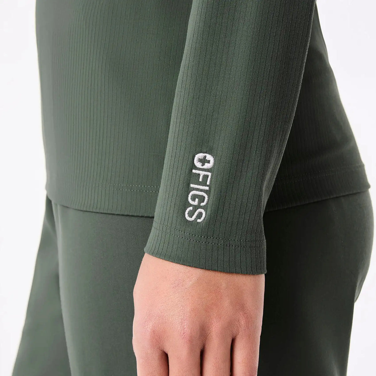 Palmer Ribbed Long-Sleeve Underscrub
