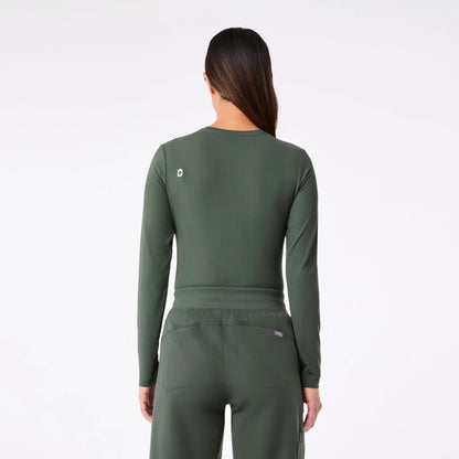 Palmer Ribbed Long-Sleeve Underscrub