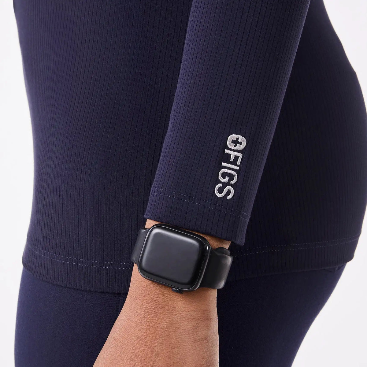 Palmer Ribbed Long-Sleeve Underscrub