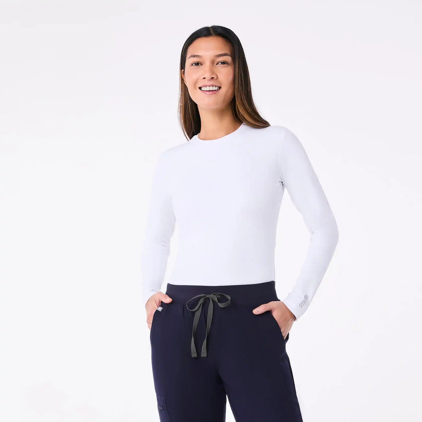 Palmer Ribbed Long-Sleeve Underscrub
