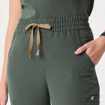 Dowa High-Rise Straight-Leg Scrub Pant