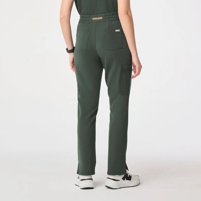 Dowa High-Rise Straight-Leg Scrub Pant