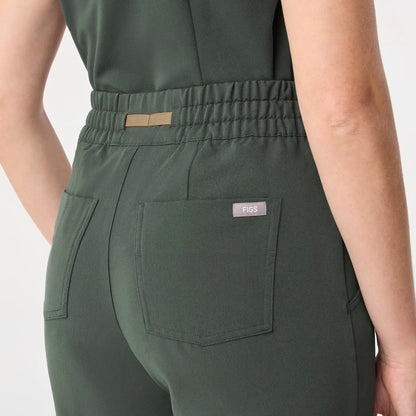 Dowa High-Rise Straight-Leg Scrub Pant