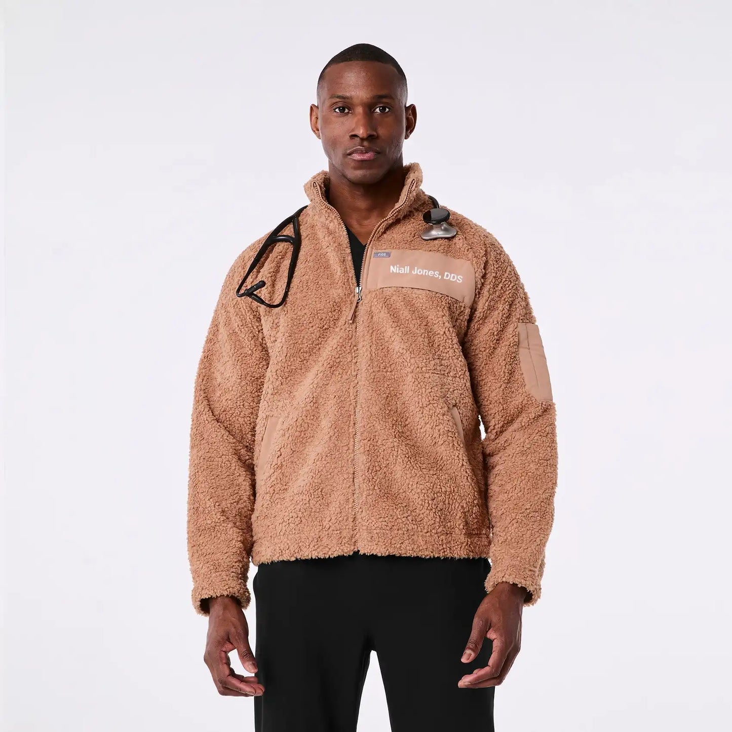 High-Pile Fleece Bomber Jacket