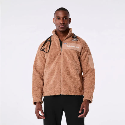 High-Pile Fleece Bomber Jacket