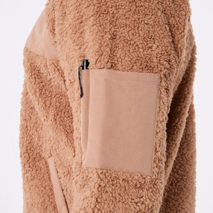 High-Pile Fleece Bomber Jacket