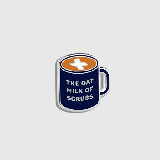 Oatmilk of Scrubs Enamel Pin